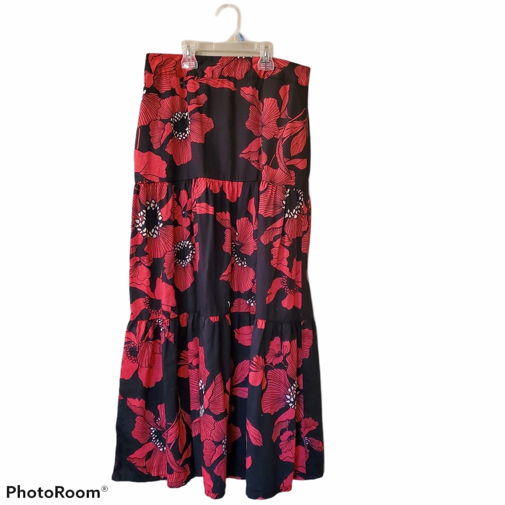 Who What Wear Floral Peasant Skirt
